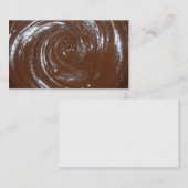 Carte de visite au chocolat (Devant / Derrière)