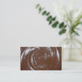 Carte de visite au chocolat (Debout devant)