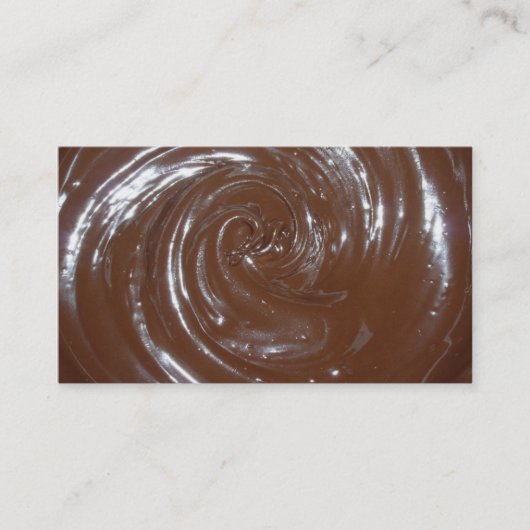 Carte de visite au chocolat (Devant)