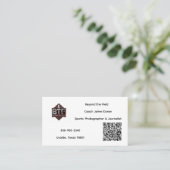 Carte De Visite Au-delà du champ (Debout devant)