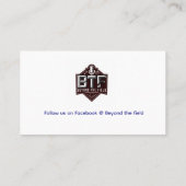 Carte De Visite Au-delà du champ (Dos)