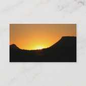 Carte De Visite au lever du soleil (Dos)