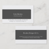 Carte de visite | au sujet de |blk (Devant / Derrière)