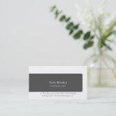 Carte de visite | au sujet de |blk (Debout devant)