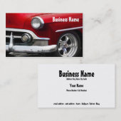 Carte De Visite Aube rouge Chevy (Devant / Derrière)