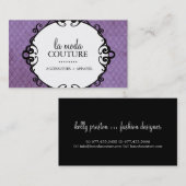 Carte de visite audacieux de concepteur (Devant / Derrière)