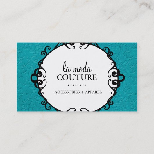 Carte de visite audacieux de concepteur (Devant)