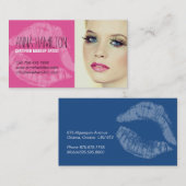 Carte de visite audacieux de maquilleur (Devant / Derrière)