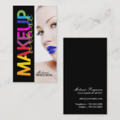 CARTE DE VISITE AUDACIEUX DE MAQUILLEUR (Devant / Derrière)