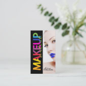 CARTE DE VISITE AUDACIEUX DE MAQUILLEUR (Debout devant)