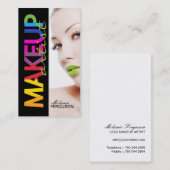 CARTE DE VISITE AUDACIEUX DE MAQUILLEUR (Devant / Derrière)