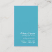 CARTE DE VISITE AUDACIEUX DE MAQUILLEUR (Dos)