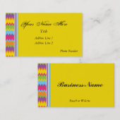 Carte de visite audacieux de Ric Rac (Devant / Derrière)