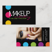 CARTE DE VISITE AUDACIEUX et de HIP de MAQUILLEUR (Devant / Derrière)