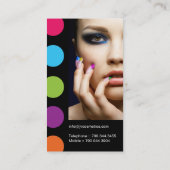 CARTE DE VISITE AUDACIEUX et de HIP de MAQUILLEUR (Dos)