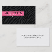 Carte de visite audacieux et élégant d'impression (Devant / Derrière)