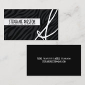 Carte de visite audacieux et élégant d'impression (Devant / Derrière)