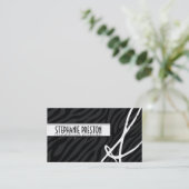 Carte de visite audacieux et élégant d'impression (Debout devant)