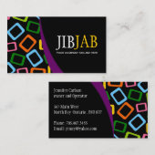 Carte de visite audacieux et vibrant (Devant / Derrière)