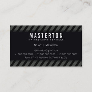 CARTE DE VISITE AUDACIEUX : : rayures