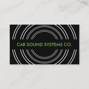 Carte De Visite Audio de voiture et alarmes