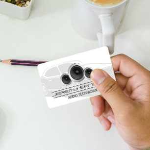 Carte De Visite Audio de voiture   Haut-parleurs