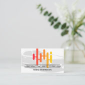 Carte De Visite Audio de voiture | Logo de l'égaliseur (Debout devant)