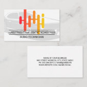 Carte De Visite Audio de voiture | Logo de l'égaliseur (Devant / Derrière)