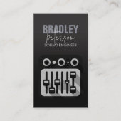 Carte de visite Audio Engineer (Devant)