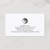 Carte de visite Audio Engineer (Dos)