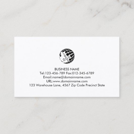 Carte de visite Audio Engineer (Dos)