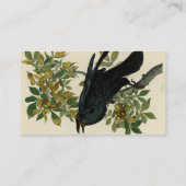 Carte De Visite Audubon Raven Oiseau classique (Dos)