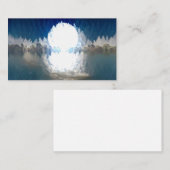 Carte De Visite Augmentation blanche de lune (Devant / Derrière)