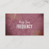 Carte De Visite Augmentez votre devis de fréquence sur les Feuille (Devant)