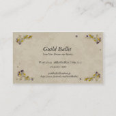 Carte De Visite Aurora名刺 (Dos)