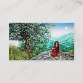 Carte De Visite AURORA / ARBRE MAGIQUE, vert, bleu (Dos)