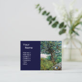 Carte De Visite AURORA / ARBRE MAGIQUE, vert, bleu (Debout devant)