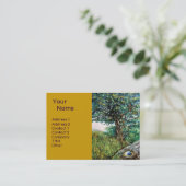 Carte De Visite AURORA / ARBRE MAGIQUE, vert, bleu, jaune (Debout devant)