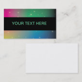 Carte de visite Aurora Borealis (Devant / Derrière)