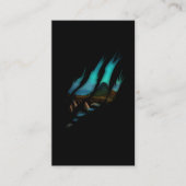 Carte De Visite Aurora Borealis Torn Nuit Alaska (Devant)