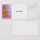 carte de visite aurple buddha (Devant / Derrière)