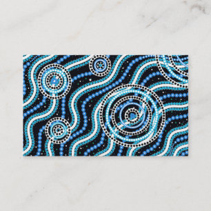 Carte De Visite Australian Digital designer Art, Water,