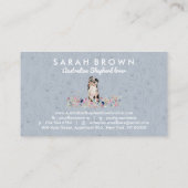 Carte De Visite Australian Shepherd Aussie (Dos)