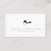 Carte De Visite Australian Willie Wagtail Bird - Custom (Dos)