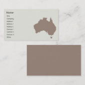 Carte De Visite Australie - Entreprises (Devant / Derrière)