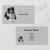 Carte de visite australien d'éleveur de berger (Devant / Derrière)