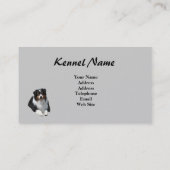 Carte de visite australien d'éleveur de berger (Dos)