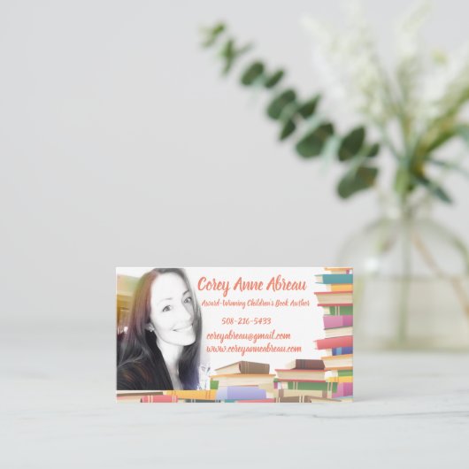 Carte de visite auteur (Debout devant)