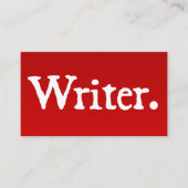 Carte De Visite Auteur (Devant)