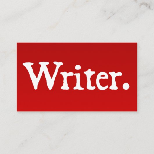 Carte De Visite Auteur (Devant)